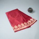 banasari puna silk maroon color saree