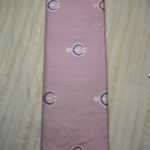 Banarasi all over light gold zari with pink dots (baby pink), (rani pink) plain blouse with border