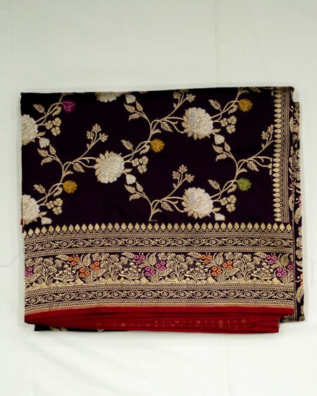 Banaras Pattu Meenakari