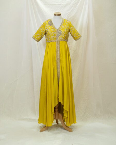 abudai silk gown
