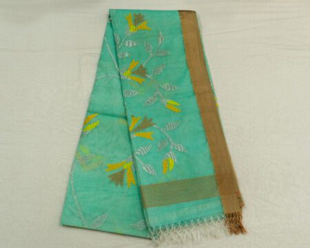 organza jamdhani saree