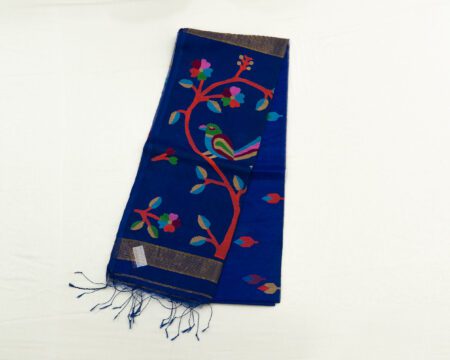 organza jamdhani saree