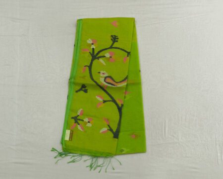 organza jamdhani saree